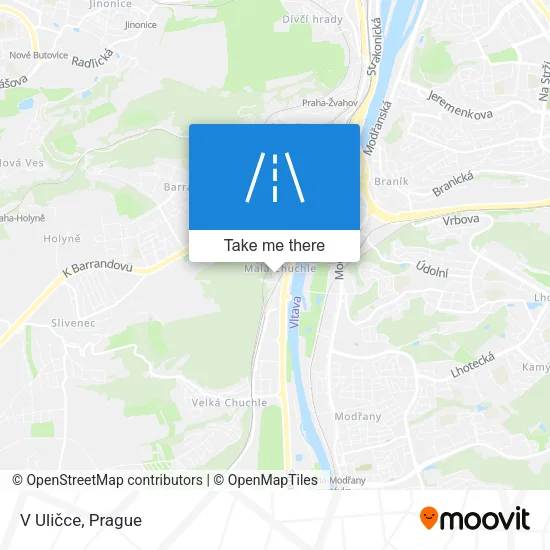 Карта V Uličce