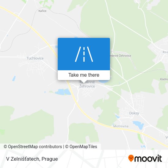 V Zelnišťatech map