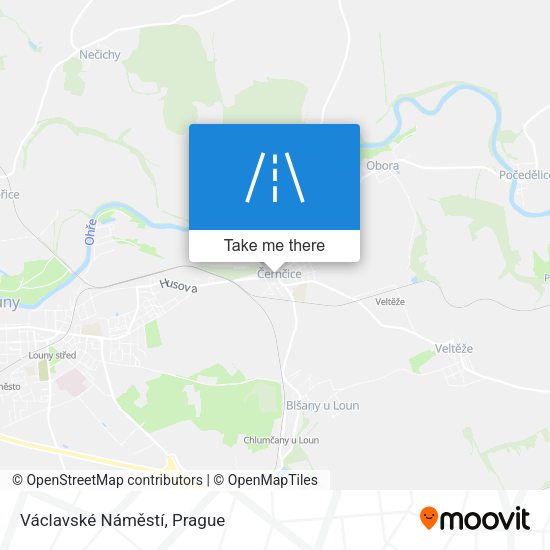 Václavské Náměstí map