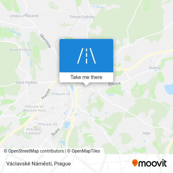 Václavské Náměstí map