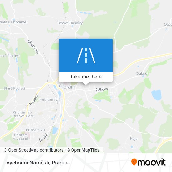 Východní Náměstí map