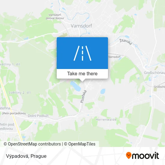 Карта Výpadová