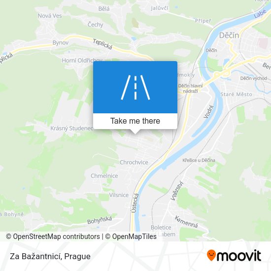 Za Bažantnicí map