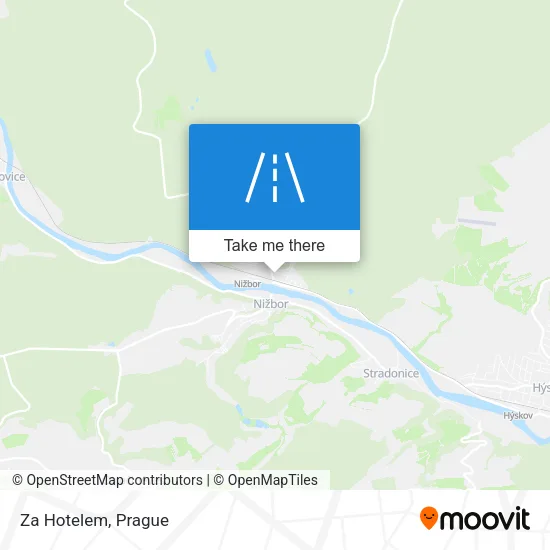 Карта Za Hotelem