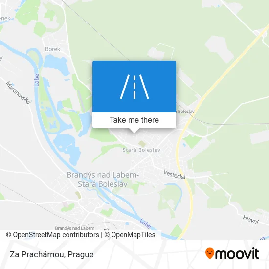 Карта Za Prachárnou