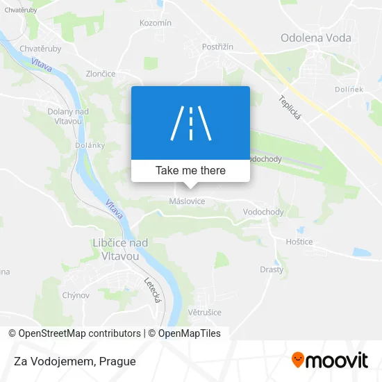 Карта Za Vodojemem