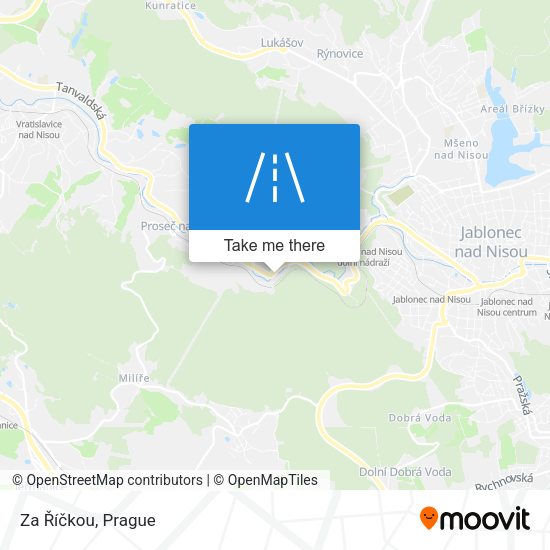 Za Říčkou map