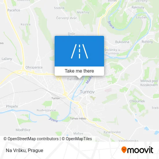 Карта Na Vršku