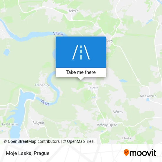 Карта Moje Laska