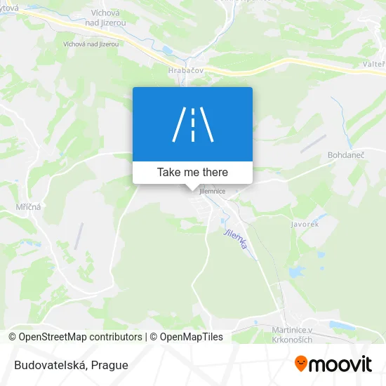 Карта Budovatelská