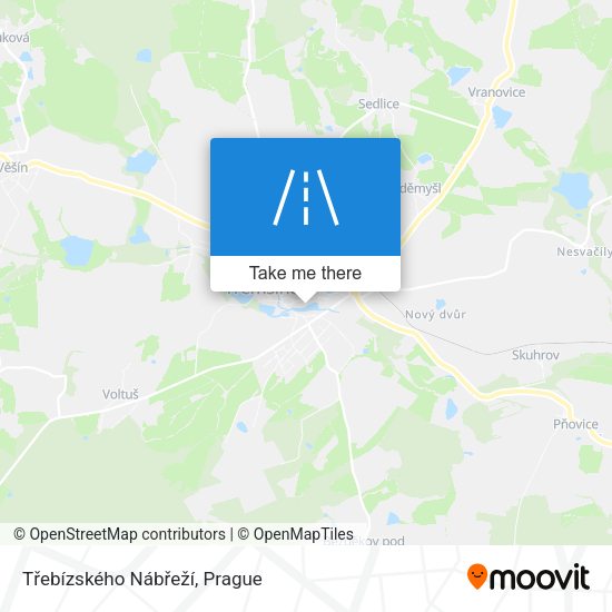 Třebízského Nábřeží map