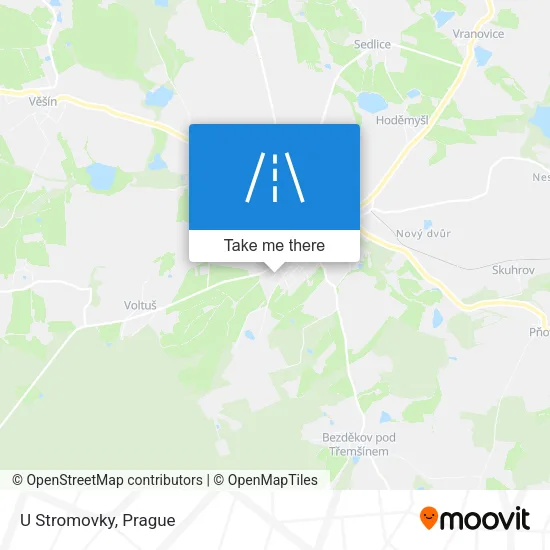 Карта U Stromovky
