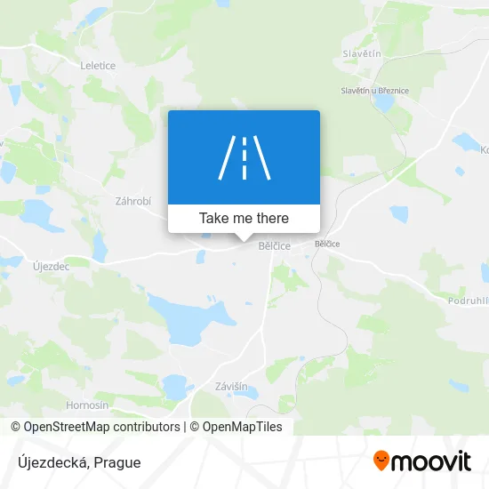 Карта Újezdecká