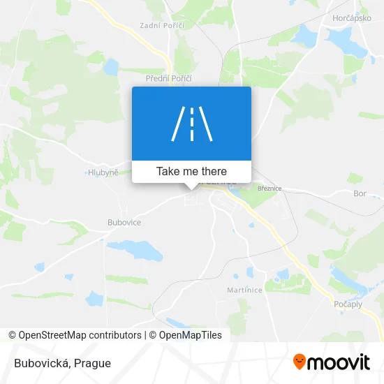 Карта Bubovická