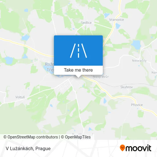 Карта V Lužánkách