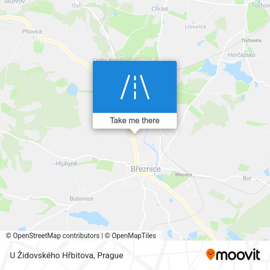 U Židovského Hřbitova map
