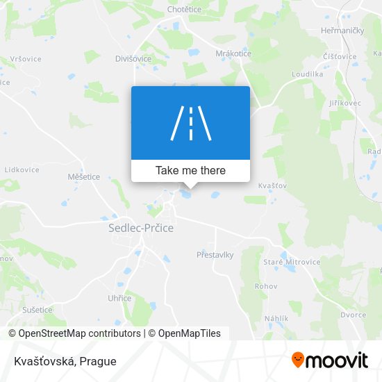 Kvašťovská map