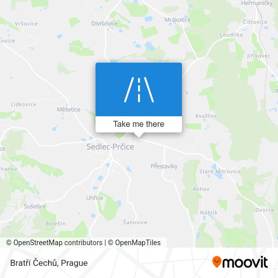 Bratří Čechů map
