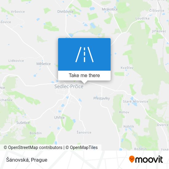 Šánovská map