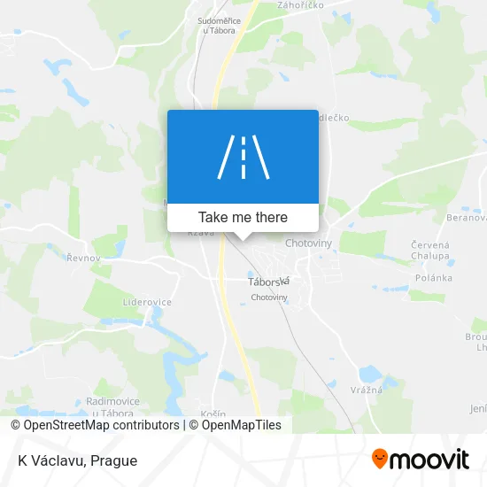 Карта K Václavu