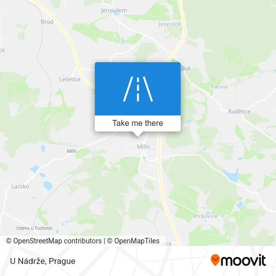 Карта U Nádrže