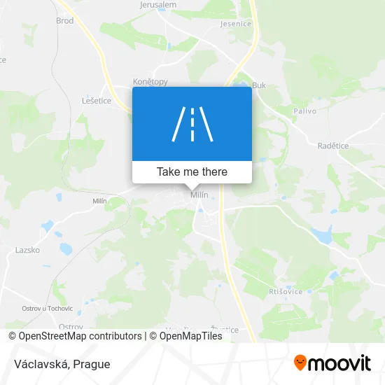 Карта Václavská