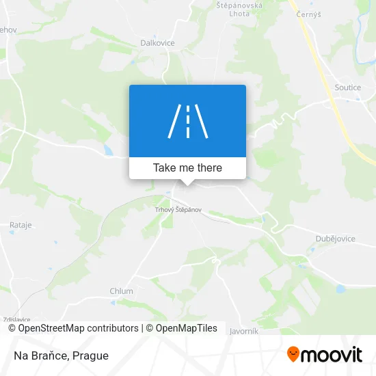 Карта Na Braňce