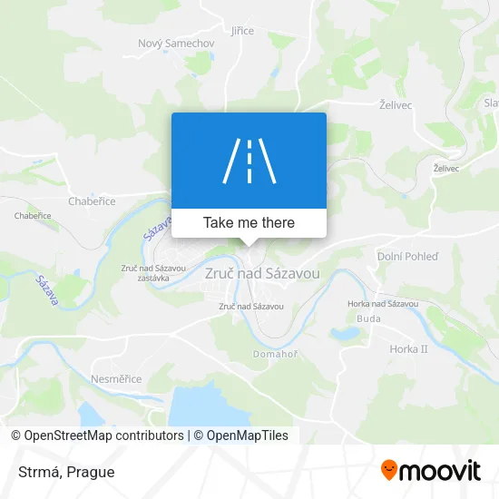 Карта Strmá