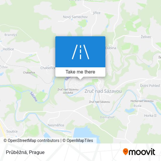 Průběžná map