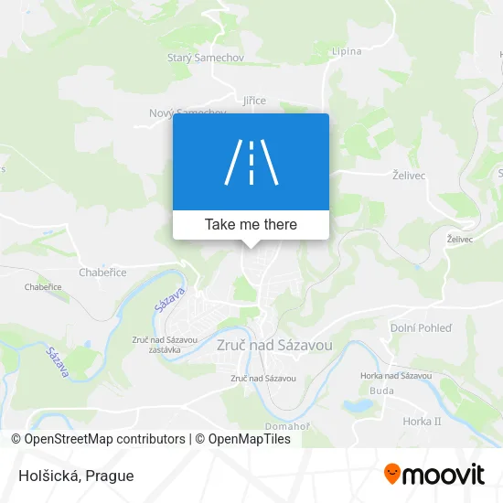 Карта Holšická
