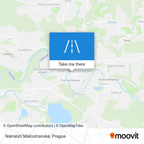 Náměstí Malostranské map