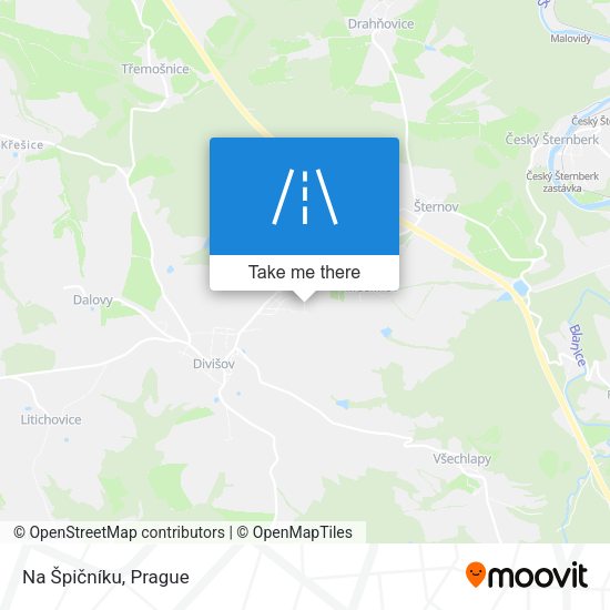 Na Špičníku map