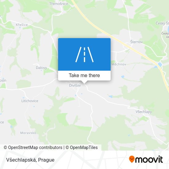 Všechlapská map
