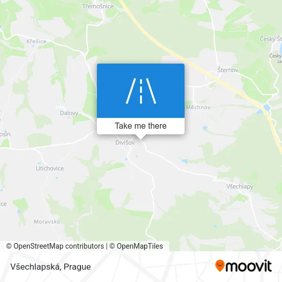Карта Všechlapská