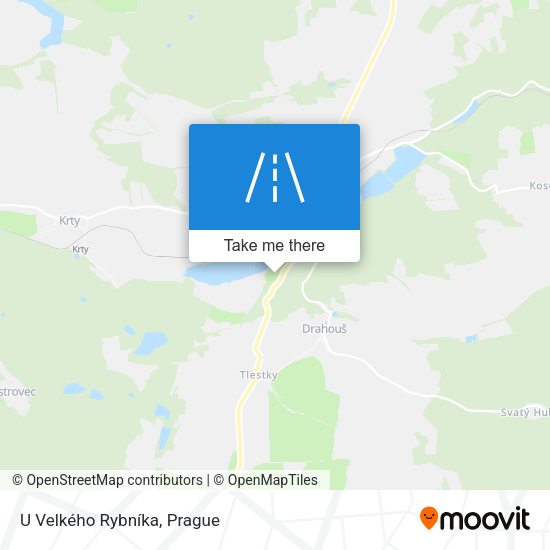 U Velkého Rybníka map