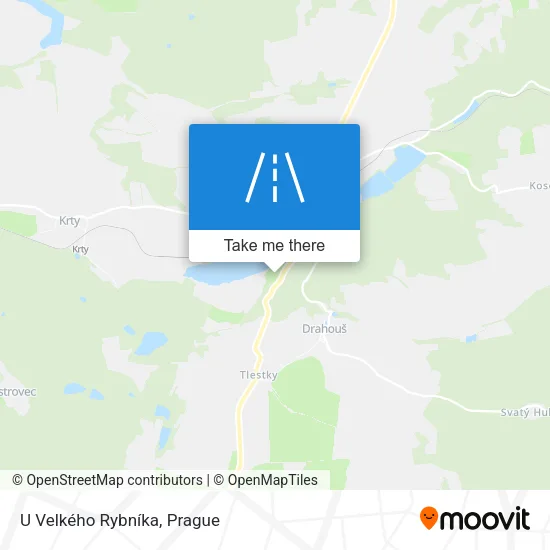 Карта U Velkého Rybníka