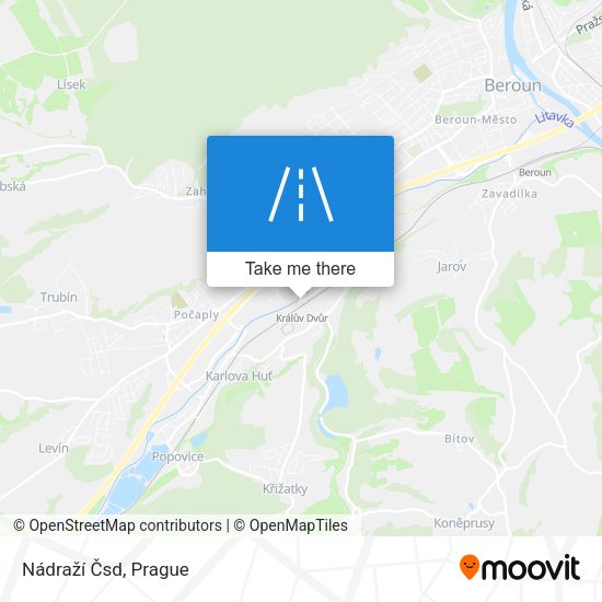 Nádraží Čsd map