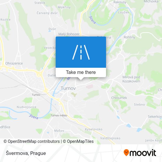 Švermova map