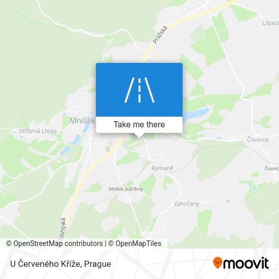 U Červeného Kříže map
