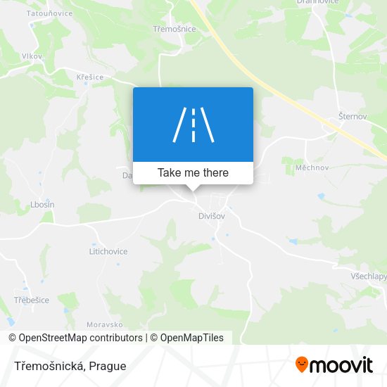 Třemošnická map