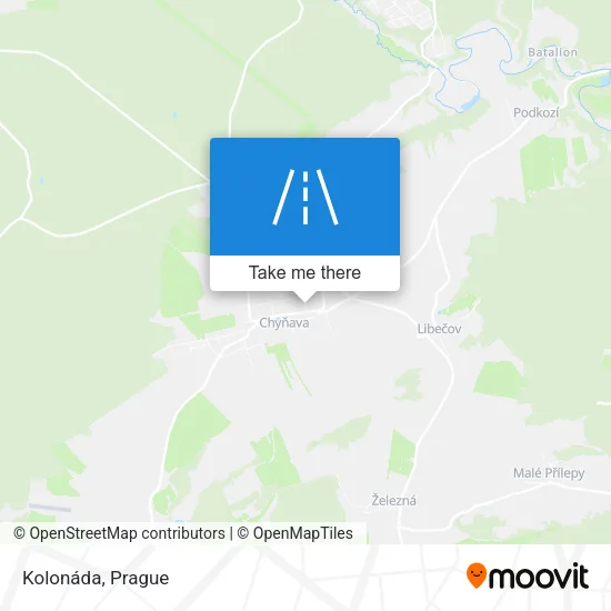 Карта Kolonáda