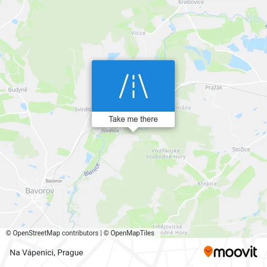 Карта Na Vápenici