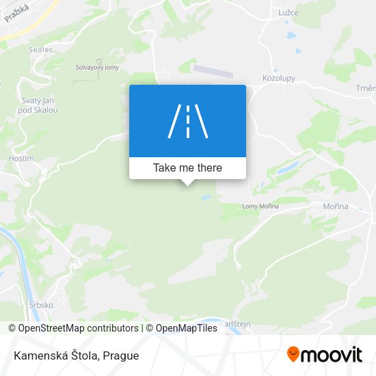 Kamenská Štola map