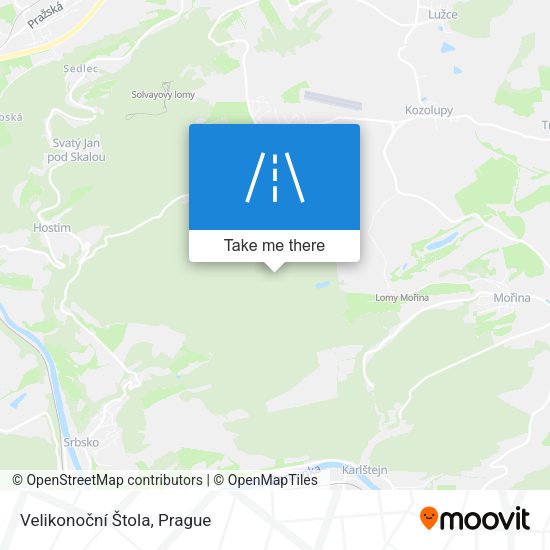 Velikonoční Štola map