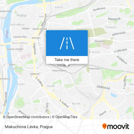 Карта Makuchova Lávka