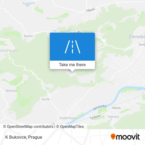 Карта K Bukovce