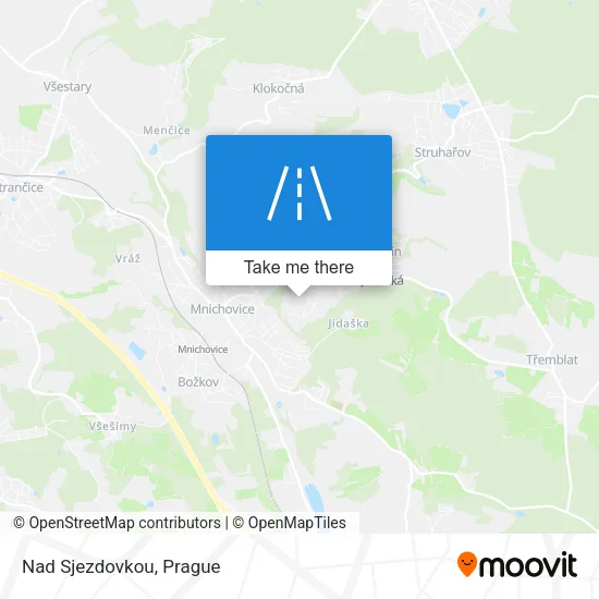 Карта Nad Sjezdovkou