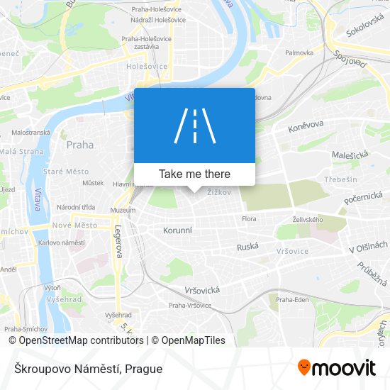 Škroupovo Náměstí map