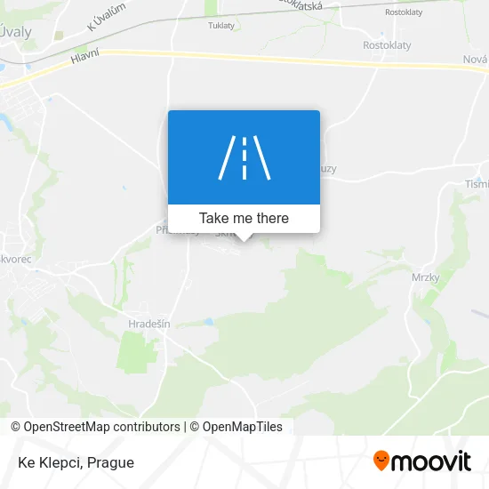 Карта Ke Klepci