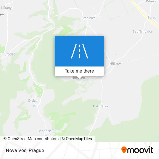 Карта Nová Ves